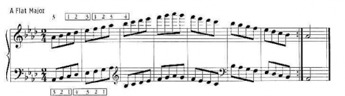 image of musical scales