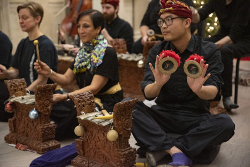 Members of the ECMS Gamelan photo