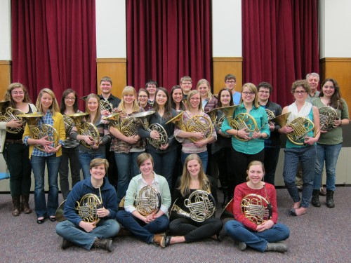Eastman School of Music 2014-2015 Horn Studio photo