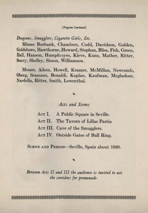1927 February 7 Rochester Opera Company Carmen page 3