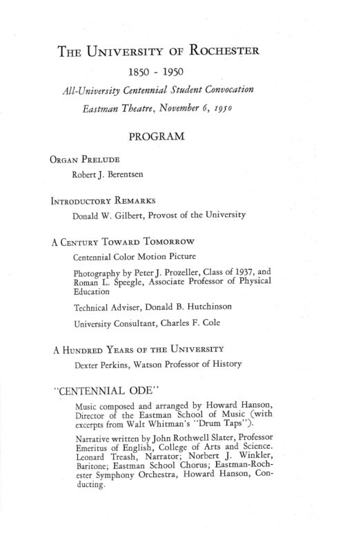 1950 November 6 UR Centennial Ode by Howard Hanson_Page_5