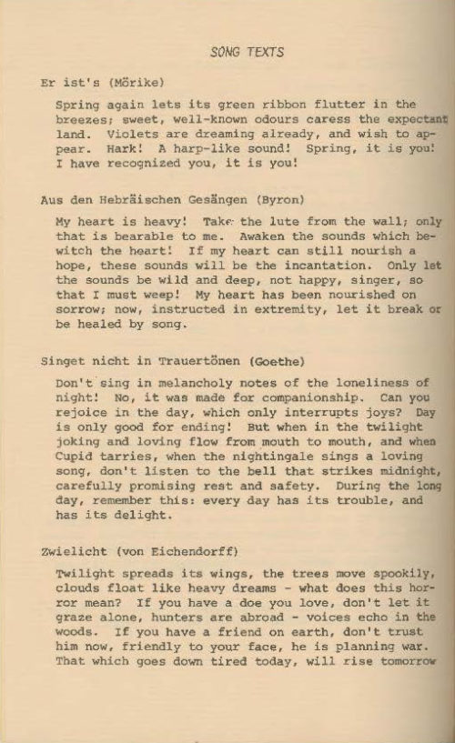 1980 February 3 Schumann Recital with Robert Spillman page 4