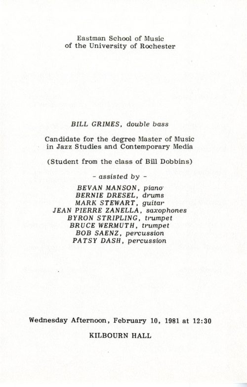 1981 February 10 Bill Grimes page 1