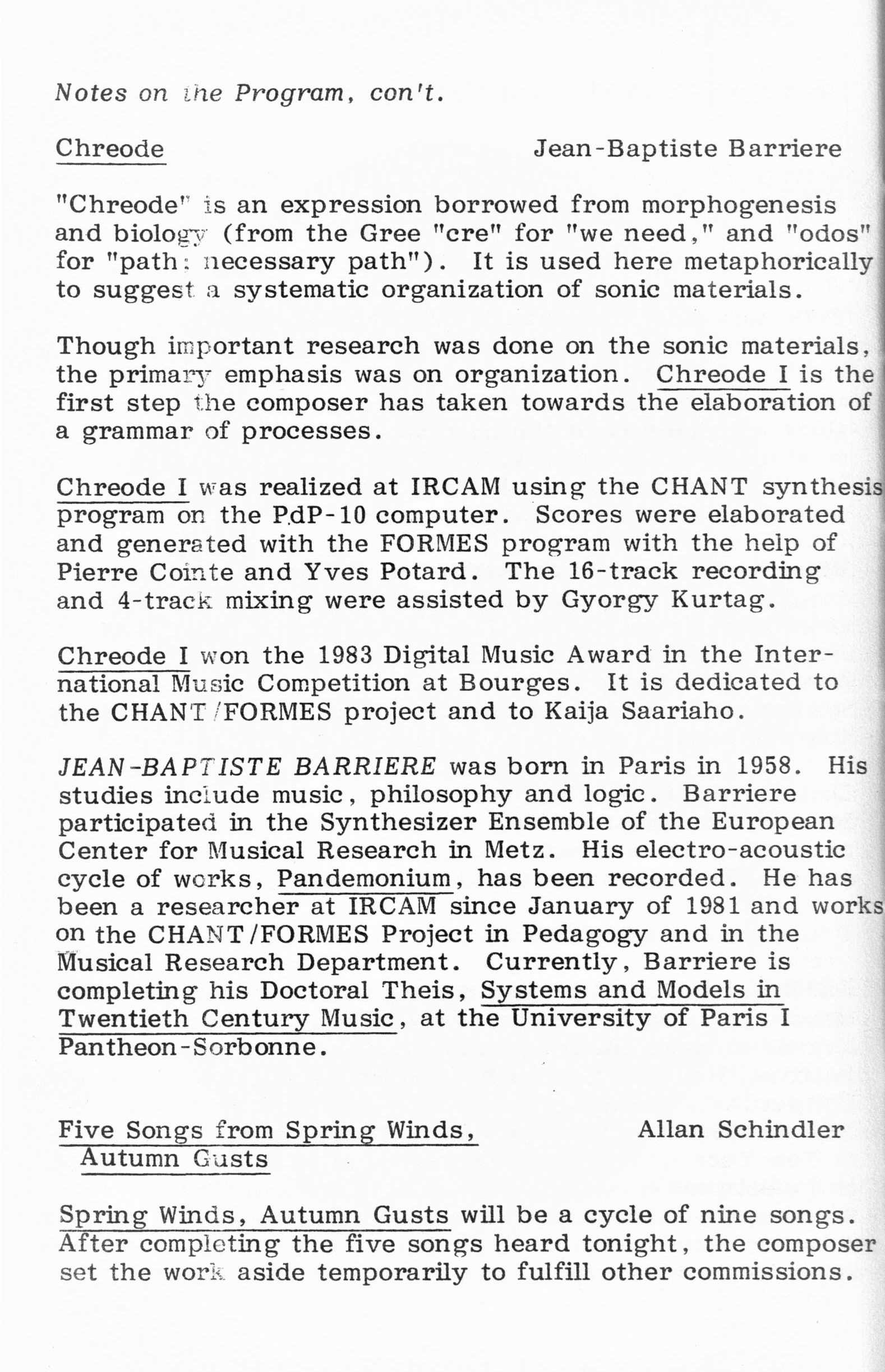 ICMC Concert I program, page 06