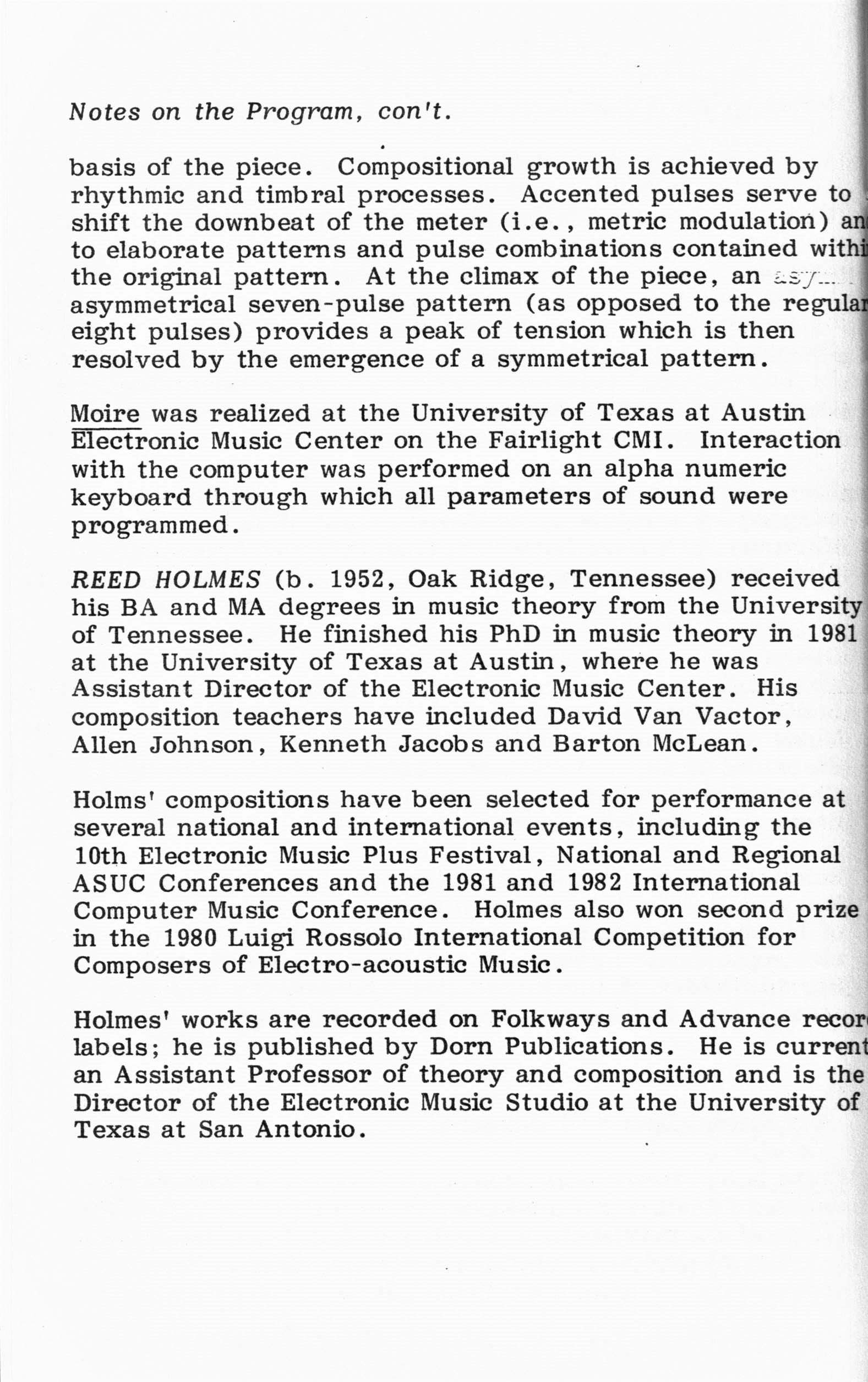 ICMC Concert I program, page 08