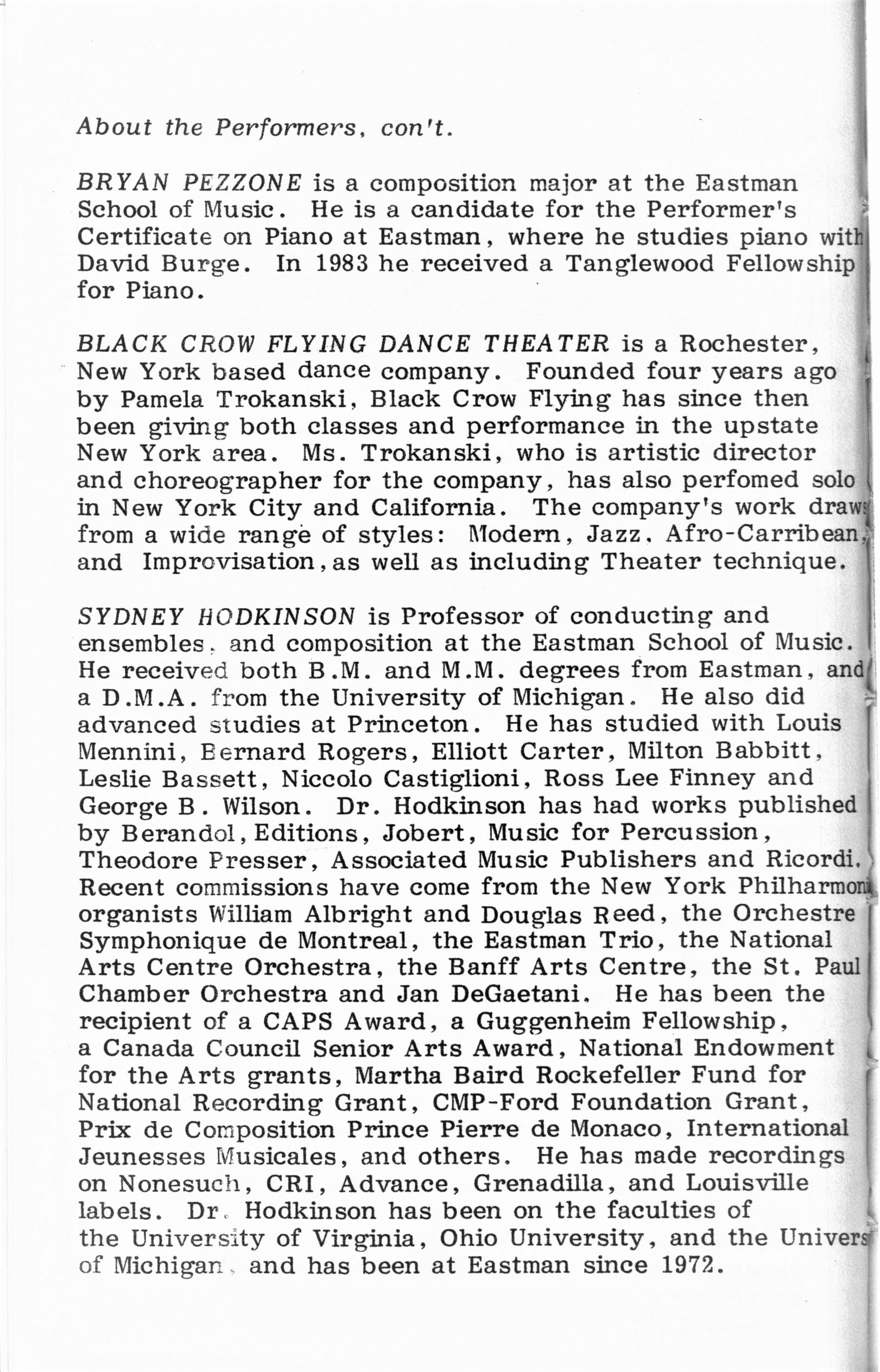ICMC Concert I program, page 12