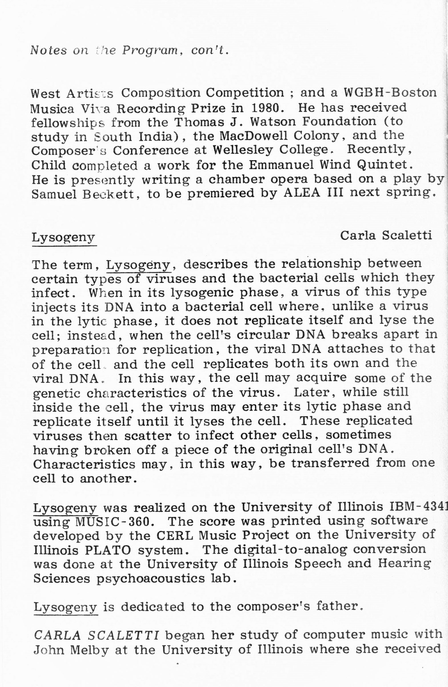 1983 ICMC Concert III program, page 04