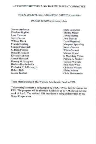 1988 February 10 An evening with William Warfield page 8