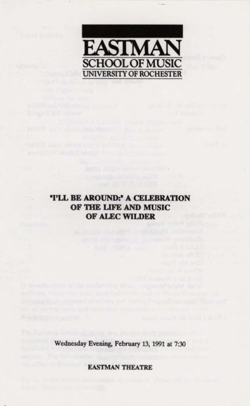 1991 February 13 “I’ll Be Around” Alec Wilder_Page_1