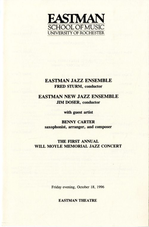 1996 October 18 ENE, ENJE, Benny Carter soloist page 1