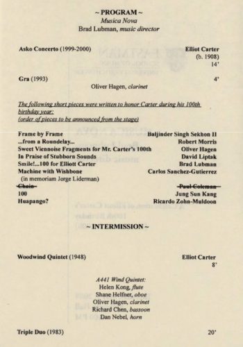 2008 May 1 Musica Nova, A Celebration of Elliott Carter's 100th Birthday_Page_2