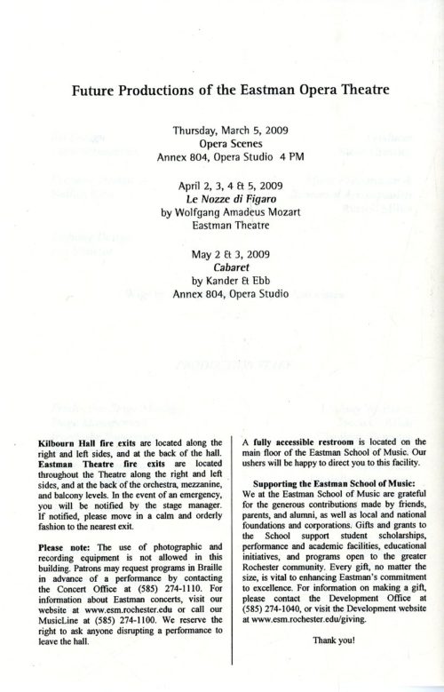 2009 January Eastman Opera Theater page 12