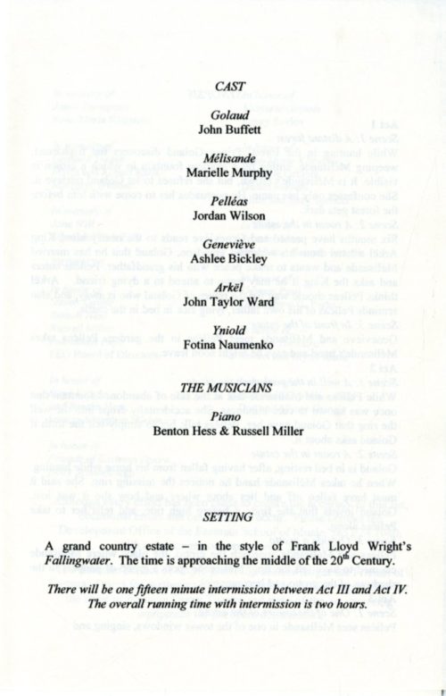2009 January Eastman Opera Theater page 3