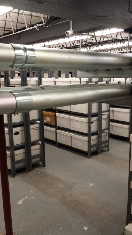In the summer of 2004, these new conduits were installed as part of the massive renovations to the Eastman Theater