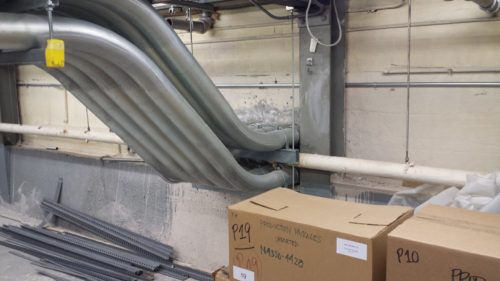 In the summer of 2004, these new conduits were installed as part of the massive renovations to the Eastman Theater