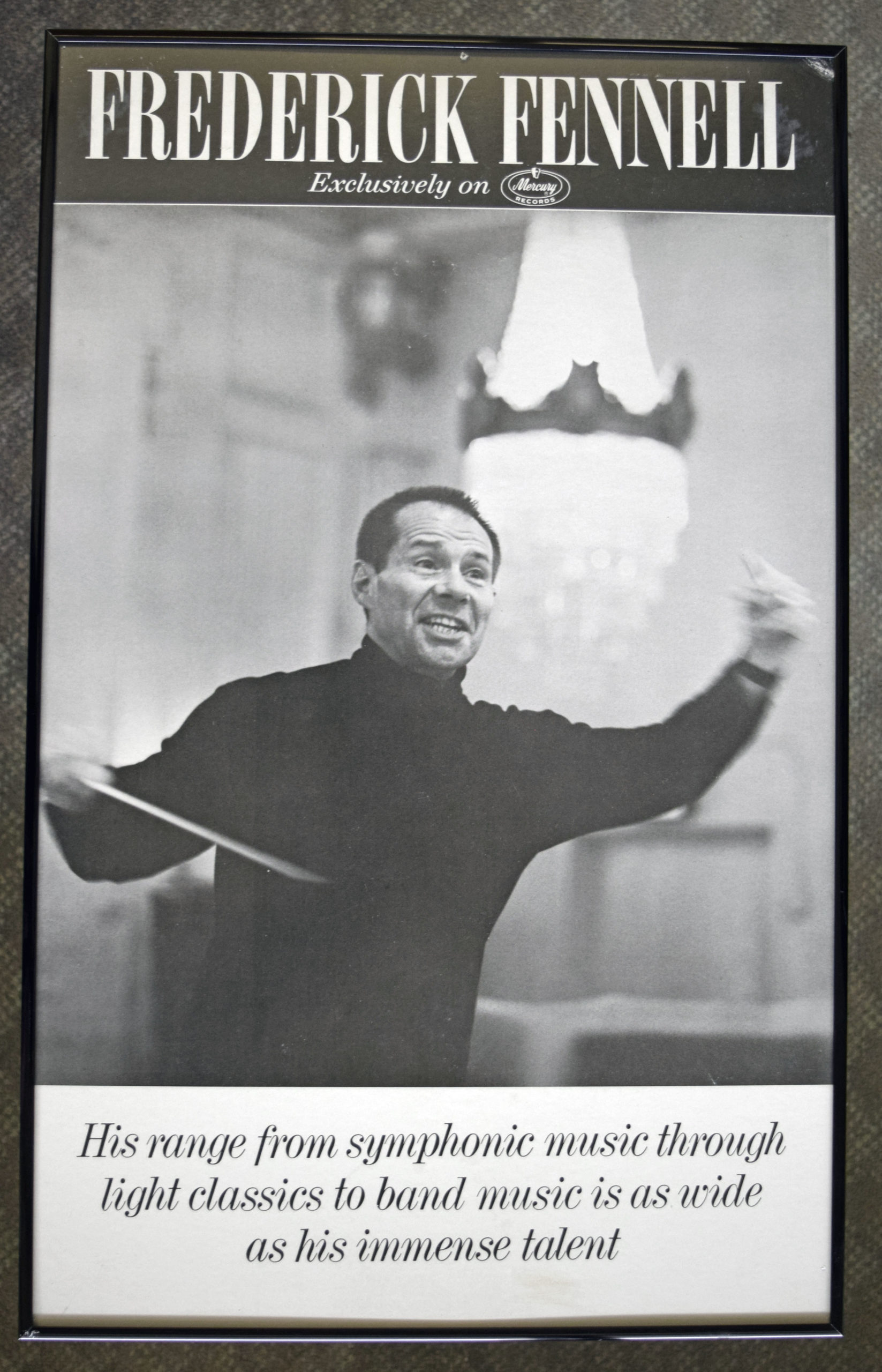Fennell Mercury Records poster (1960s)
