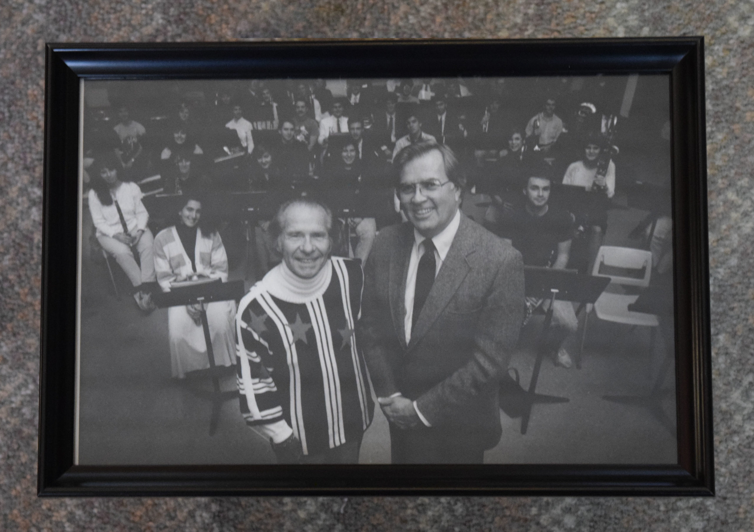 Fennell with Donald Hunsberger