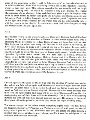 A Midsummer Night's Dream January 1972 page 4