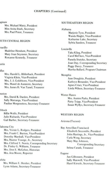 American Harp Society’s 6th annual conference program book