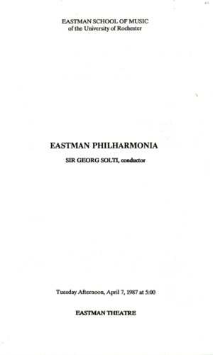 Printed Program