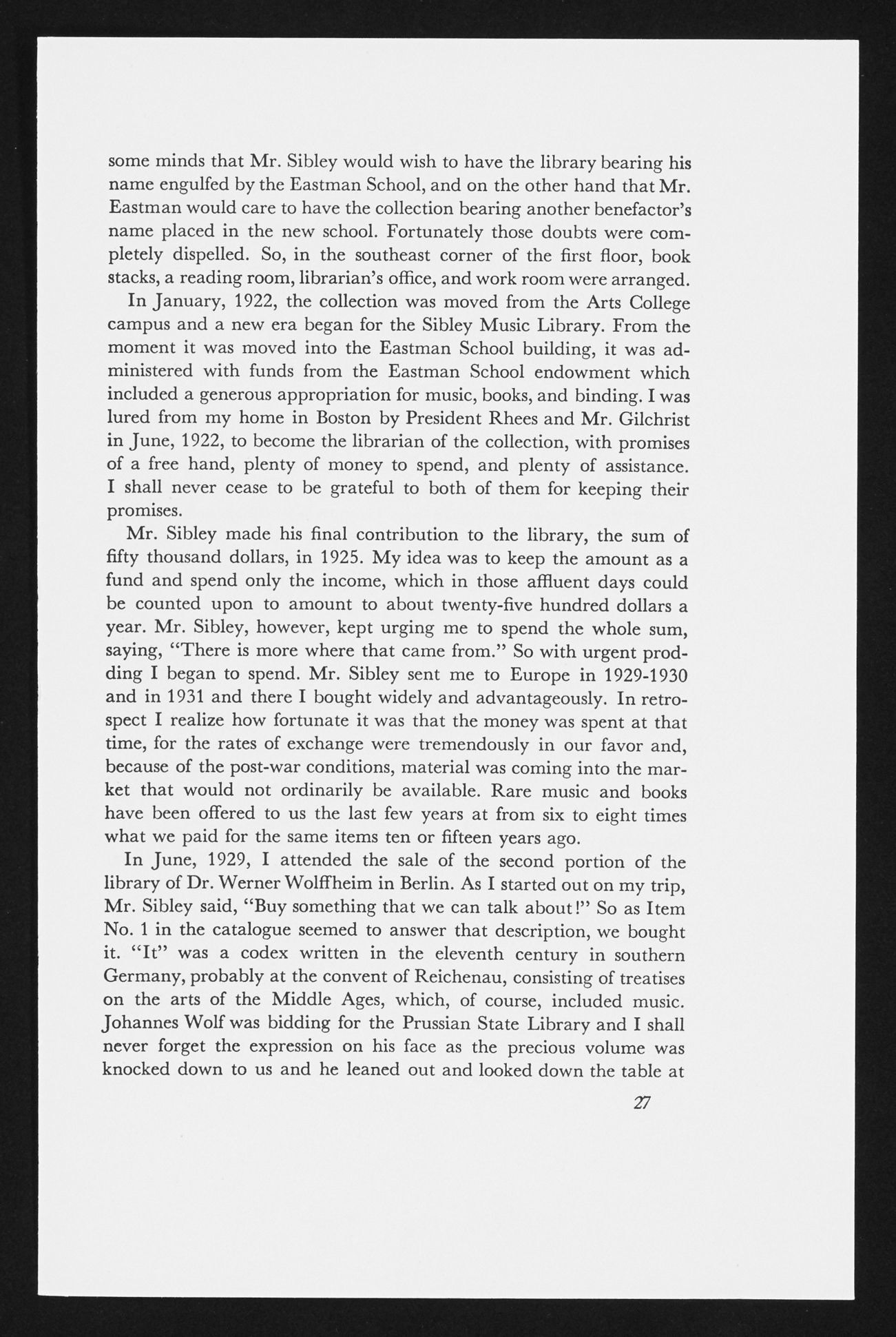 Article on The Sibley Music Library, page 2