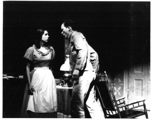 Various moments in Martin Mailman’s chamber opera The Hunted, Eastman School of Music, 1959.