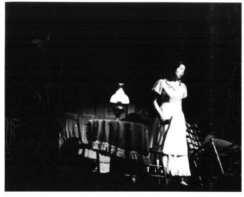 Various moments in Martin Mailman’s chamber opera The Hunted, Eastman School of Music, 1959.