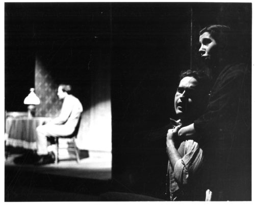 Various moments in Martin Mailman’s chamber opera The Hunted, Eastman School of Music, 1959.