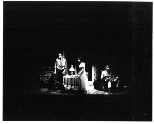 Various moments in Martin Mailman’s chamber opera The Hunted, Eastman School of Music, 1959.