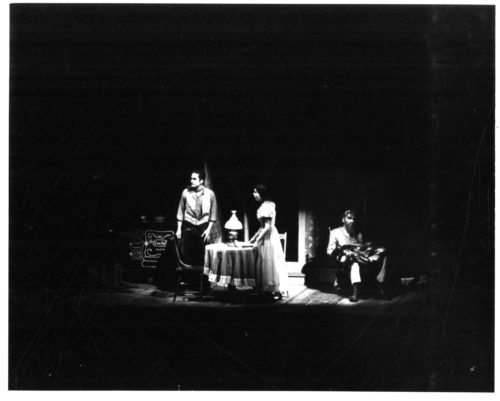 Various moments in Martin Mailman’s chamber opera The Hunted, Eastman School of Music, 1959.
