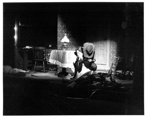 Various moments in Martin Mailman’s chamber opera The Hunted, Eastman School of Music, 1959.