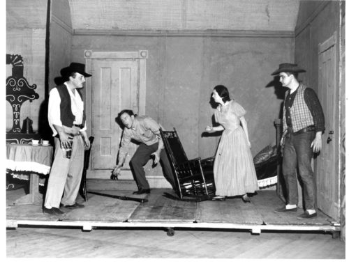 Various moments in Martin Mailman’s chamber opera The Hunted, Eastman School of Music, 1959.