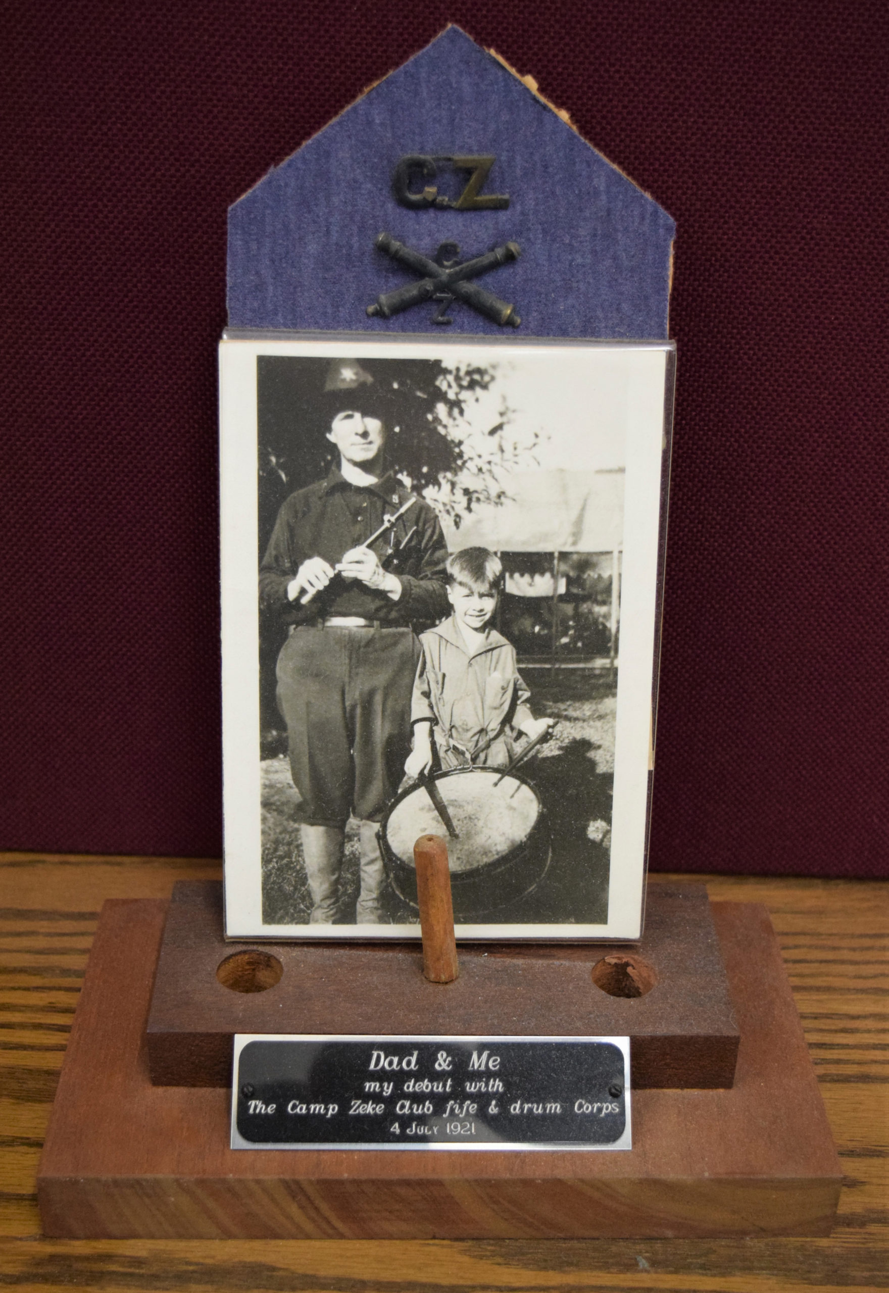Fennell’s debut with Camp Zeke Club Fife and Drum Corps (1921)