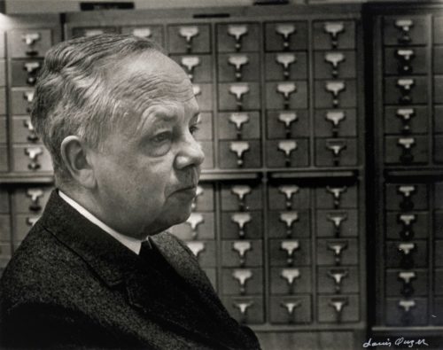Charles Warren Fox. Photograph by Louis Ouzer, from Louis Ouzer Photographs, Box 1, Folder 21.