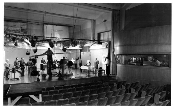 The set for Painting with Sound at the Rochester Radio City