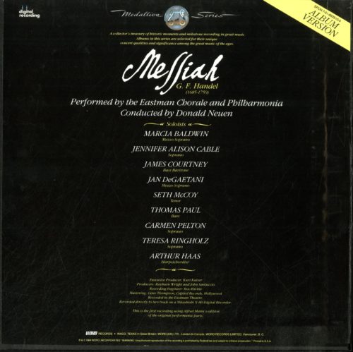 Handel LP back