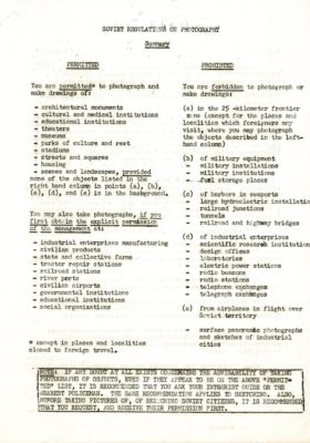 USSR information sheet page 5