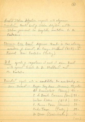 Hanson handwritten notes from plenary session page 2