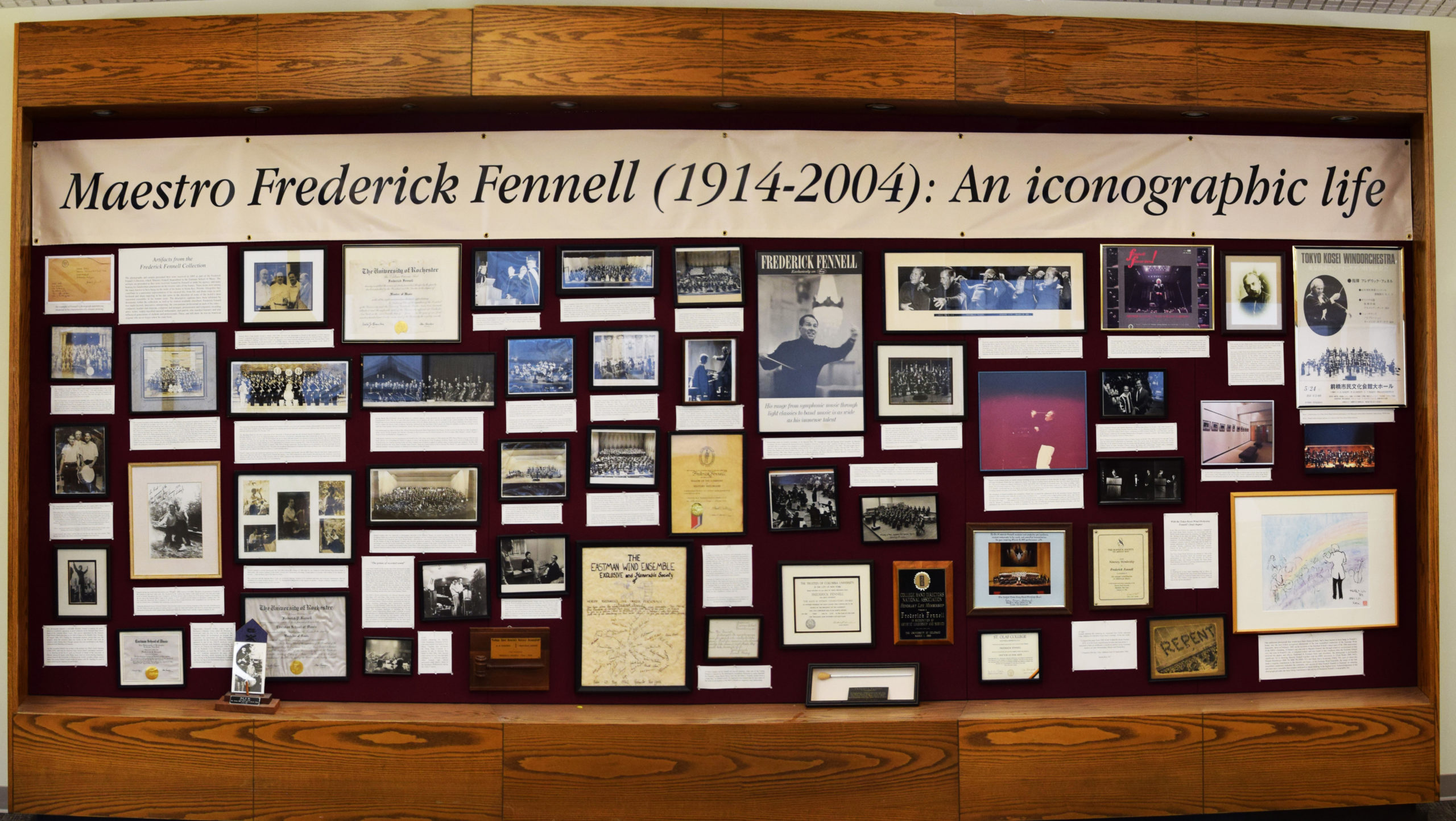Artifacts from the Frederick Fennell Collection