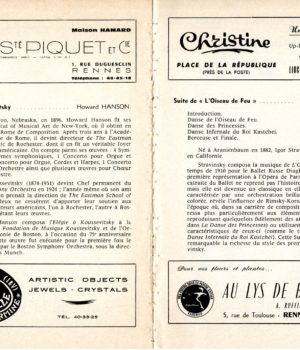 Philharmonia program 7 December 1961 page 12-13