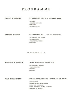 Philharmonia program Brussels 13 December 1961 page 2