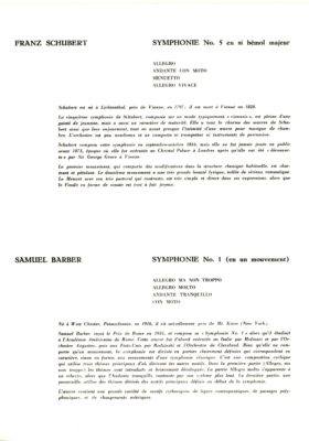 Philharmonia program Brussels 13 December 1961 page 3