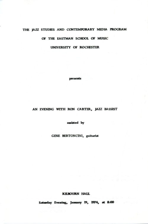 Program 19 January 1974 page 1