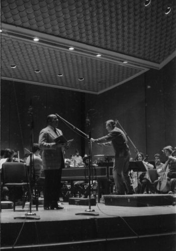 Various shots of the vocal soloists for the Eastman Chorale’s 1983 performance of Messiah.
