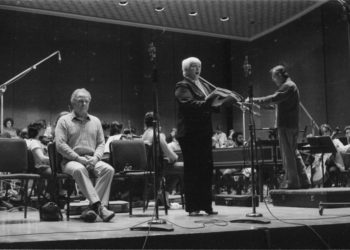 Various shots of the vocal soloists for the Eastman Chorale’s 1983 performance of Messiah.