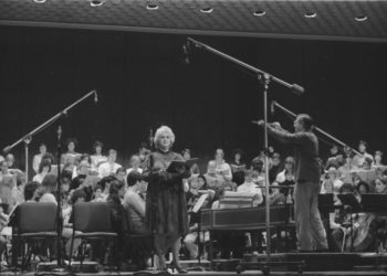 Various shots of the vocal soloists for the Eastman Chorale’s 1983 performance of Messiah.