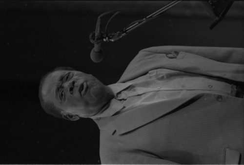 An Evening with William Warfield in rehearsal