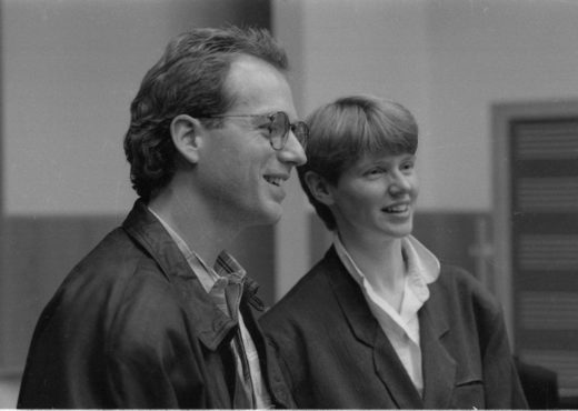 Colleagues and alumni who gathered for the April, 1990 tribute to Ray Wright.