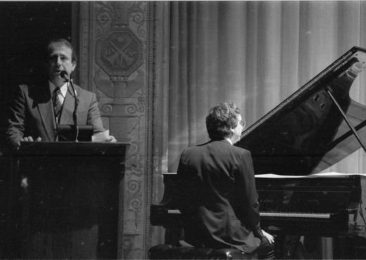 Photos taken during the performance in Kilbourn Hall on April 21st, 1990.