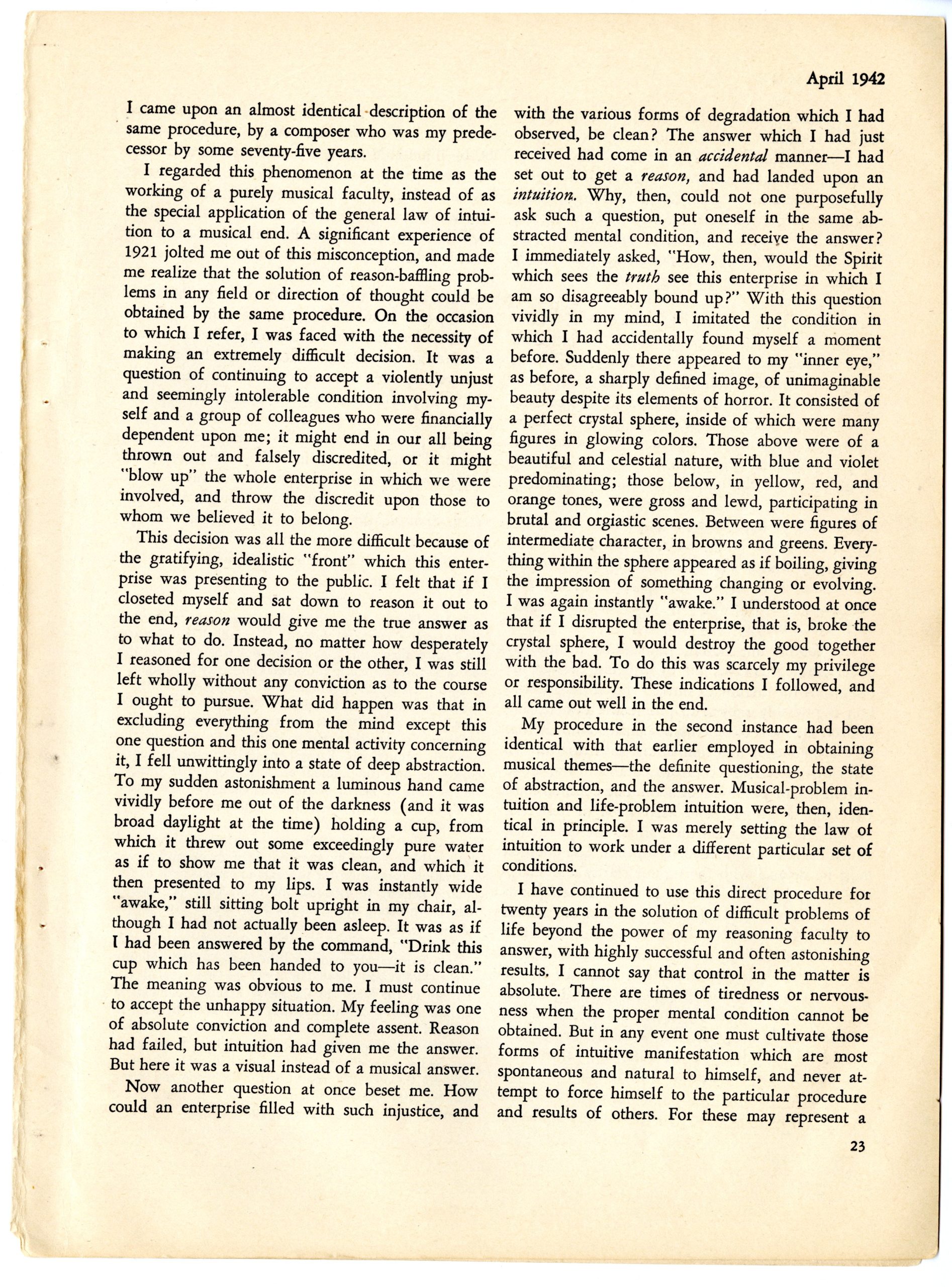 Science and Intuition article, page 4.